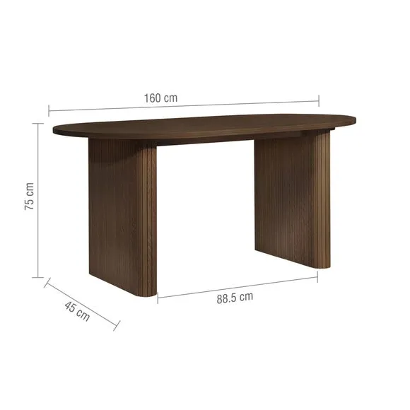 Axel 6 Seater Oval Dining Table 6