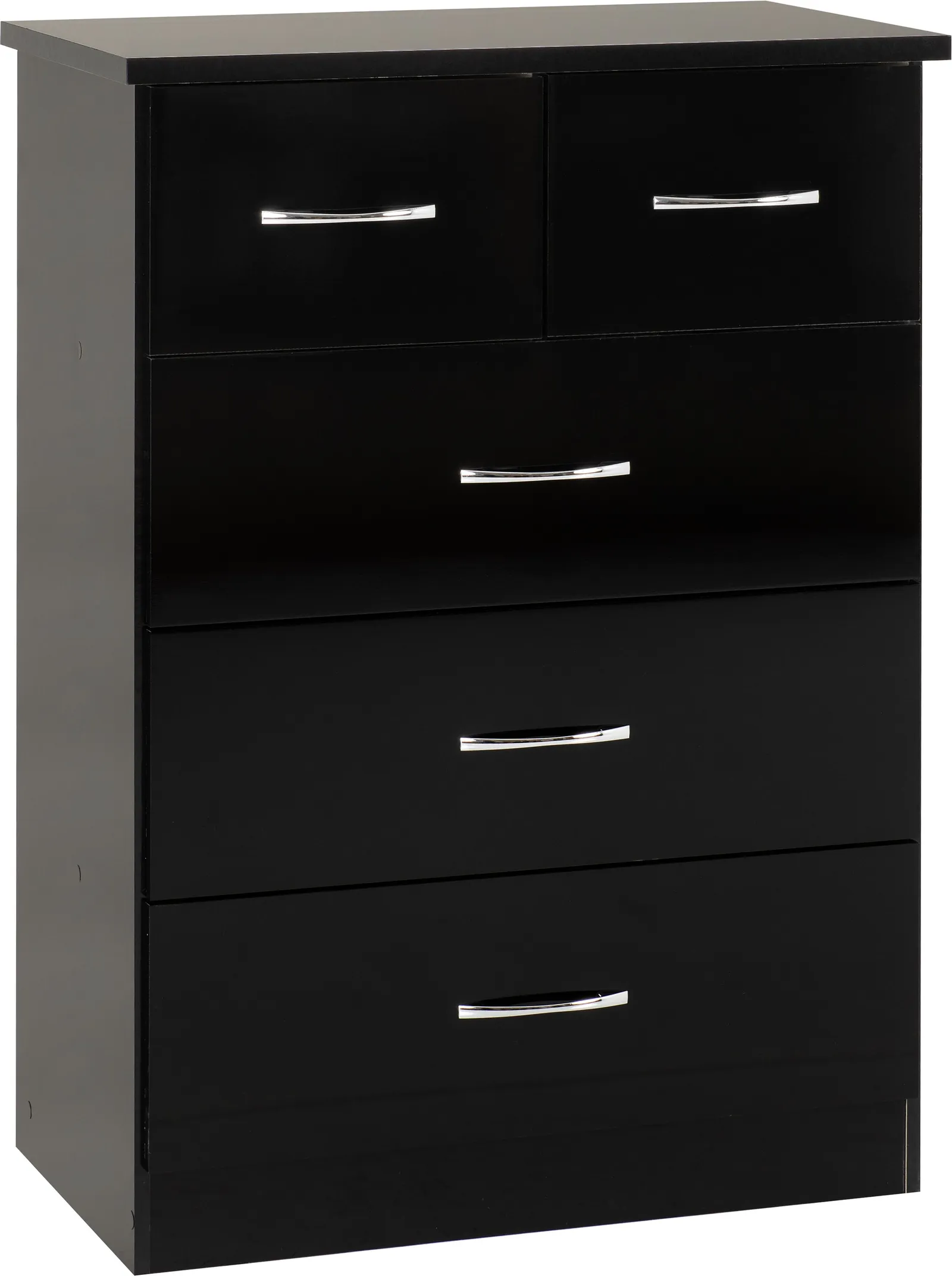 Seconique Nevada 3+2 Drawer Chest in Jet Black 2
