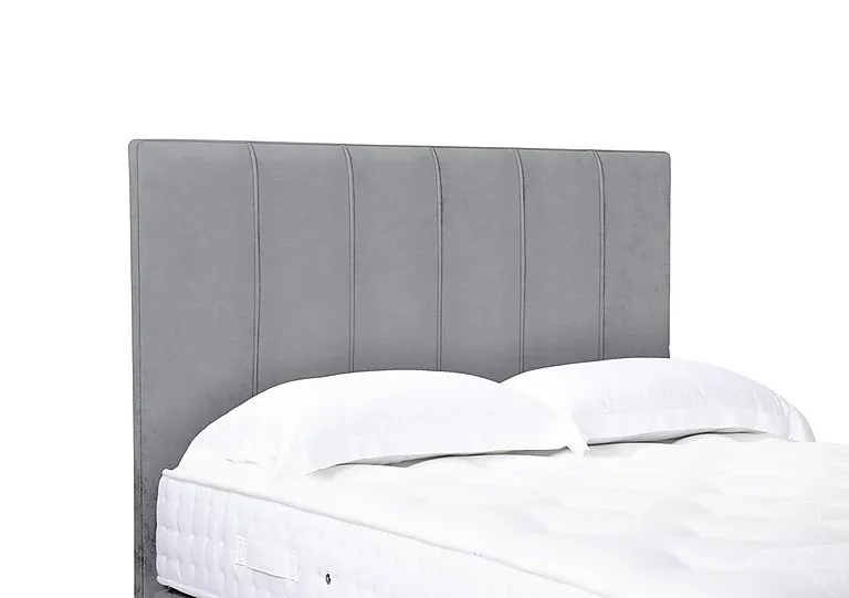 Artisan Collection Rhodes High Floor Standing Headboard - Single - Aston Silver