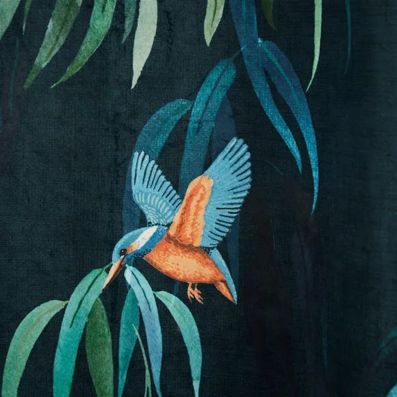Kingfisher Eyelet Door Curtain 2