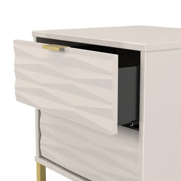Tuxford 2 Drawer Bedside Table 6