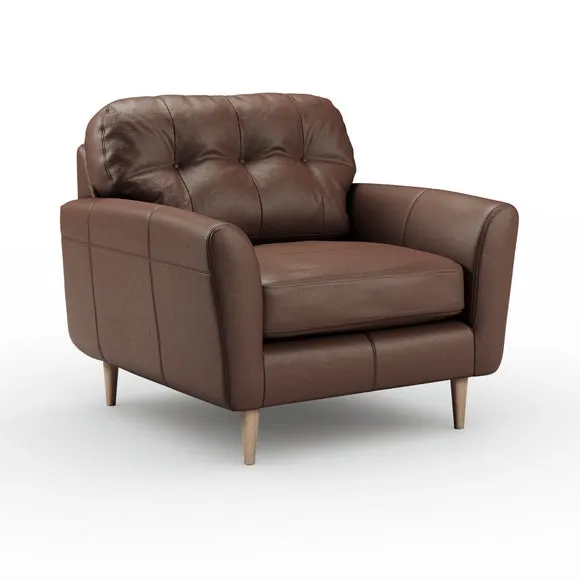 Sven Classic Leather Snuggle Chair 6