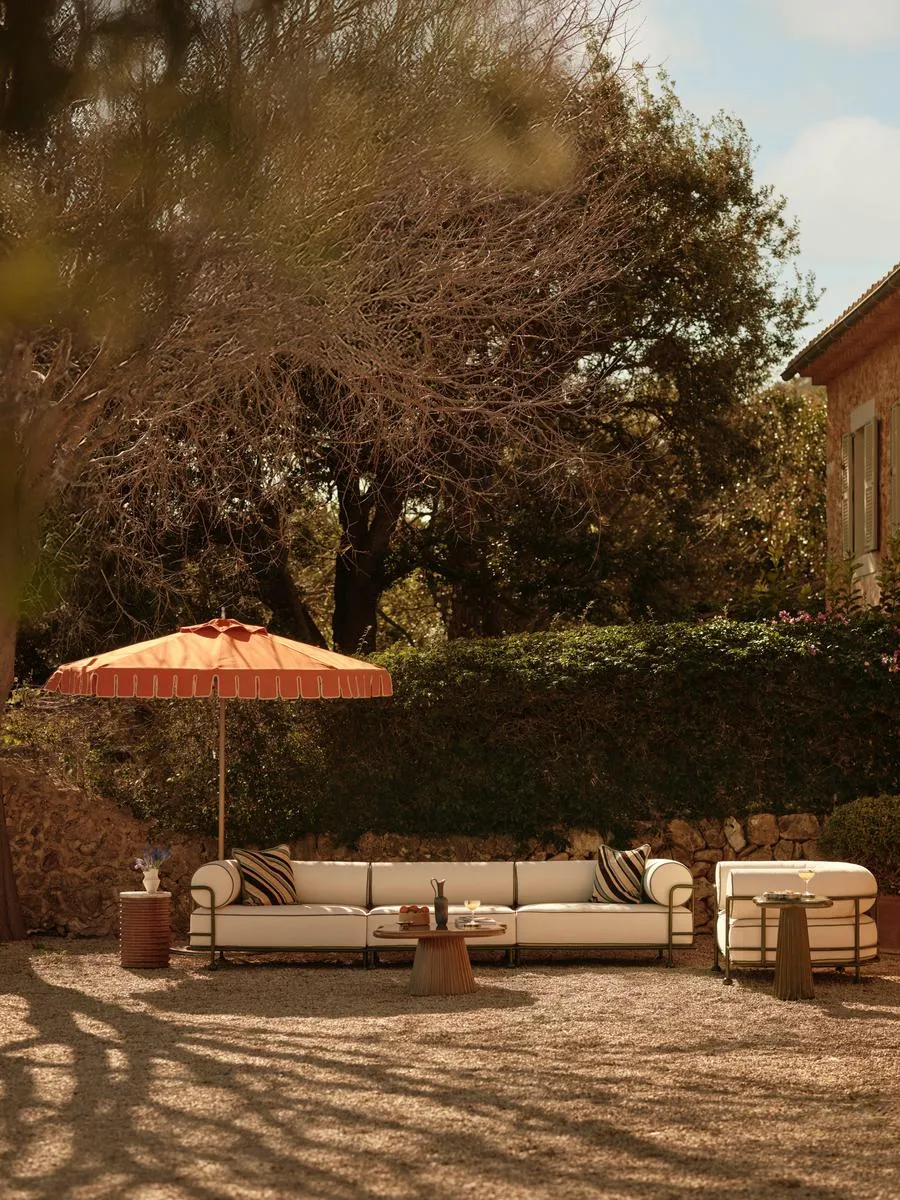 Gaspard Outdoor Armchair, Off White