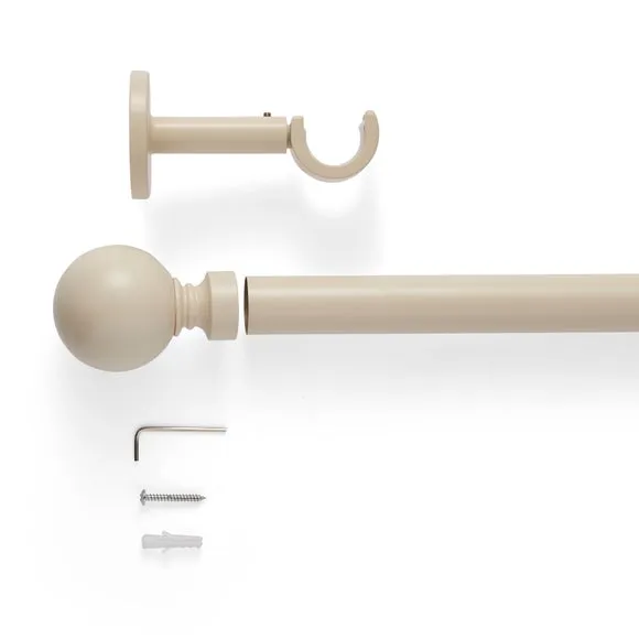 Ashton Fixed Metal Curtain Pole 2