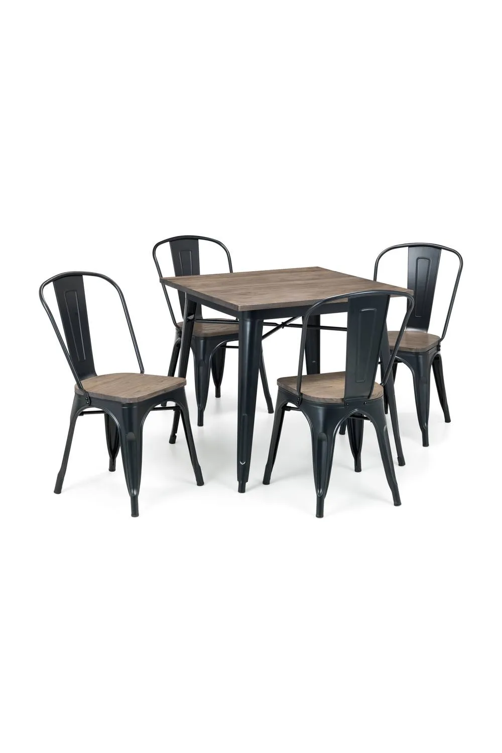 Julian Bowen Grafton Square 4 Seater Dining Table in Brown 5