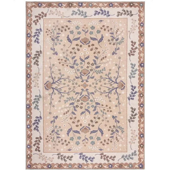Sabrina Floral Washable Rug 5