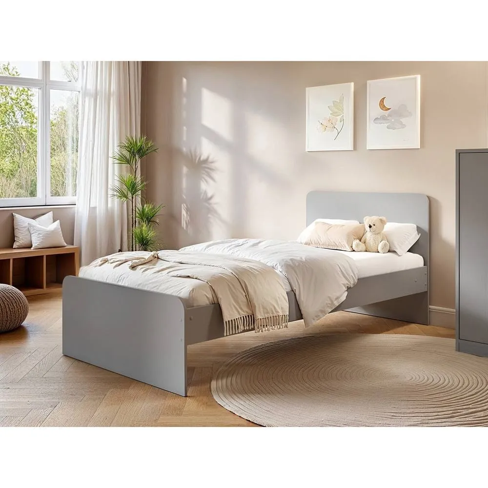 Flair Wizard Single Bed Frame in Grey