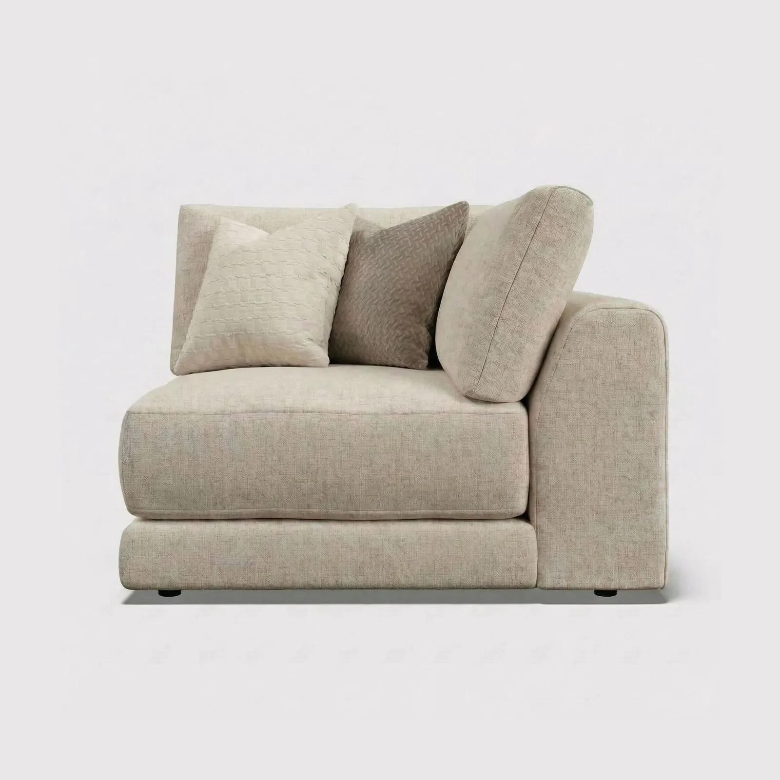 Lomax Corner Box, Neutral Fabric | Barker & Stonehouse