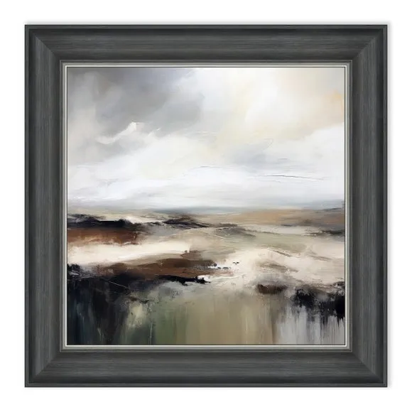 Grey Horizons I Framed Print 2