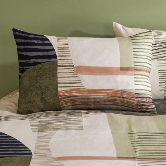 Lukas Geometric 100% Cotton Duvet Cover & Pillowcase Set 5
