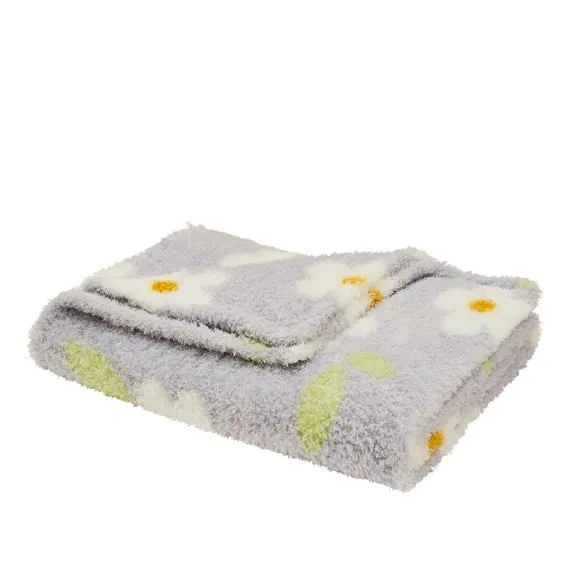 Floral Meadow Throw Blanket, 100cm x 150cm