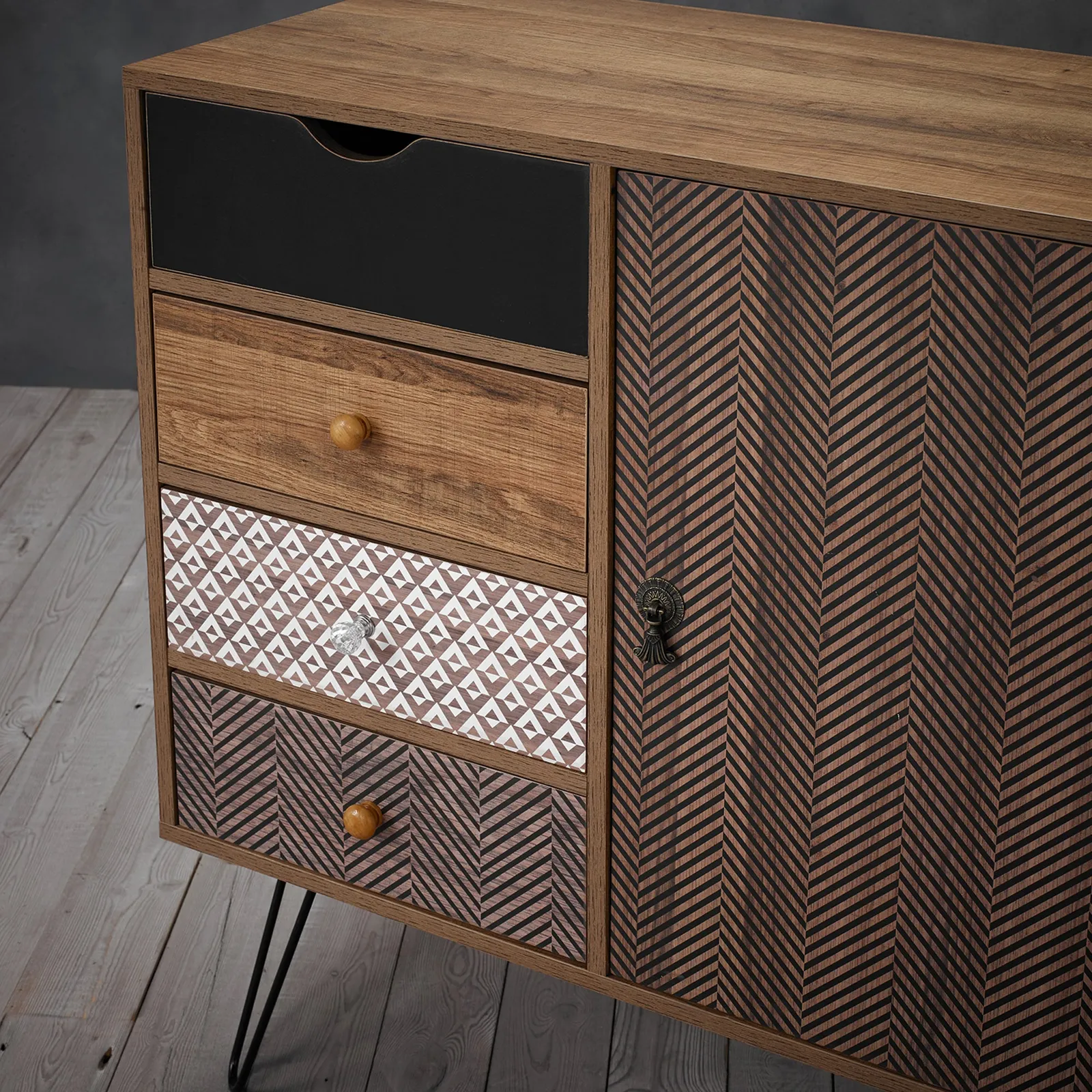 Casablanca Sideboard Dark Wood (Brown)