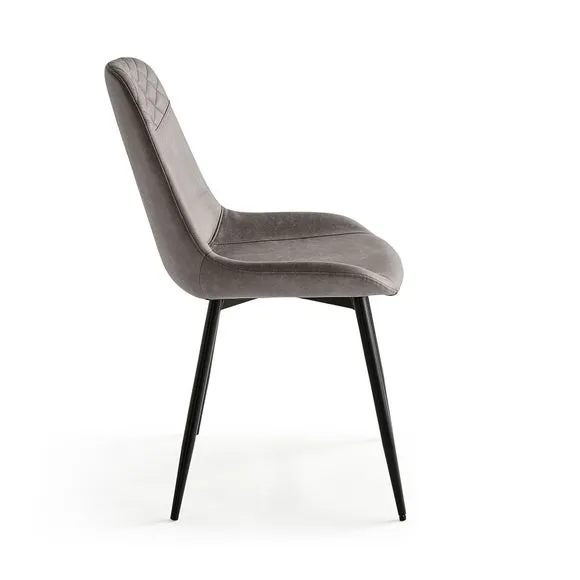 Walden Set of 4 Dining Chairs, Faux Leather 5