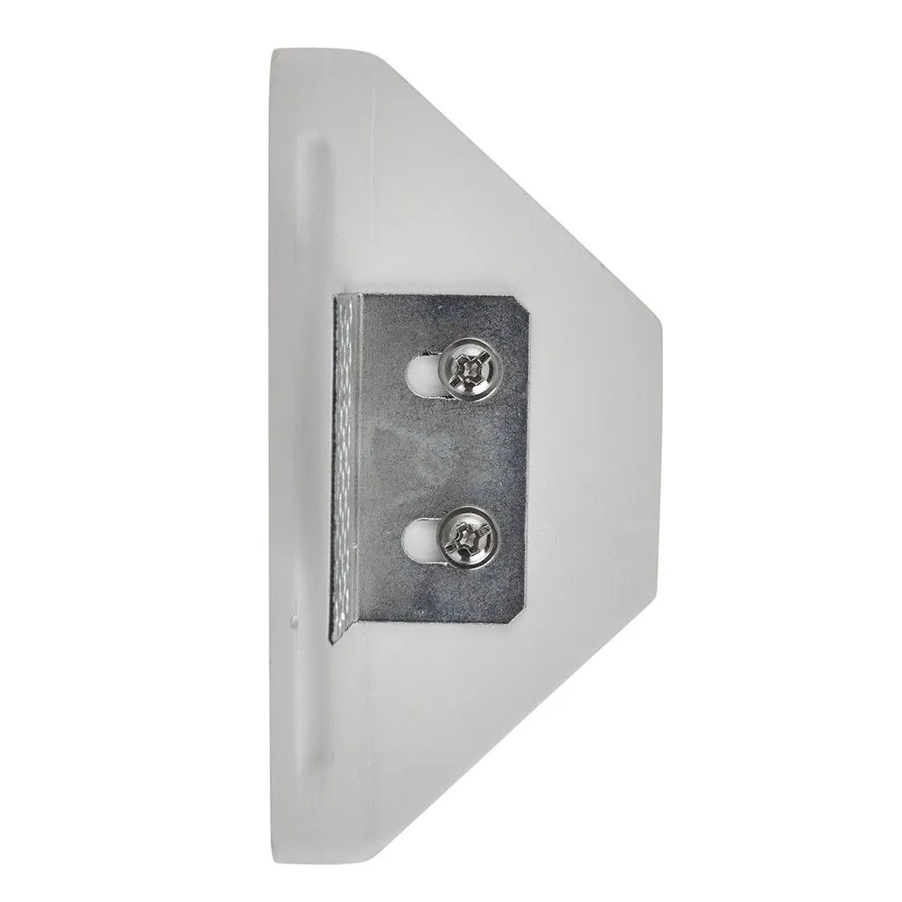 Netlighting Zeke Recessed Wall Light Trimless Square 1.5W White Plaster 5