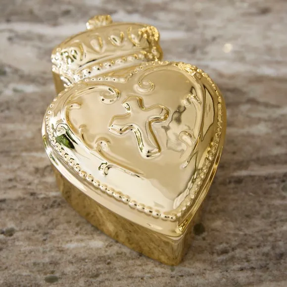 Embossed Heart Trinket Box 2