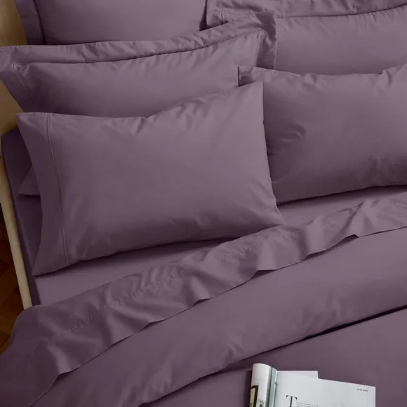 Dorma Crisp & Fresh 400 Thread Count Egyptian Cotton Percale Flat Sheet 3