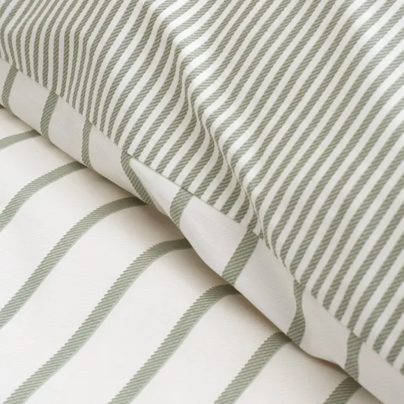 Bianca Hampton Stripe 200 Thread Count 100% Cotton Duvet Cover & Pillowcase Set 4