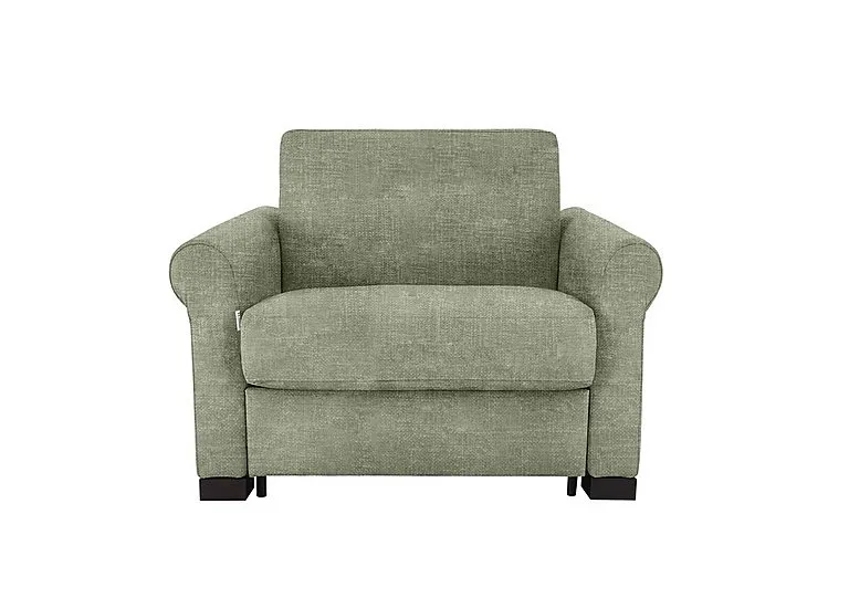 Alcova Fabric Chair Sofa Bed with Scroll Arms
