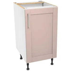 Wickes Ohio Dusky Pink Shaker Base Unit - 450mm