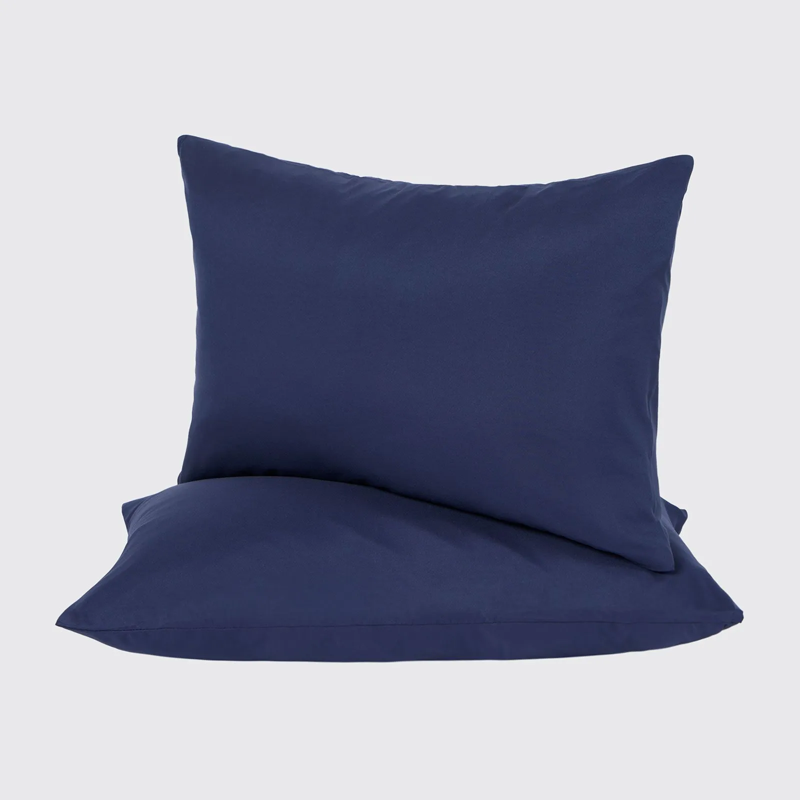 OHS 2 Pack Soft Microfibre Wrinkle Resistant Housewife Pillowcases in Navy