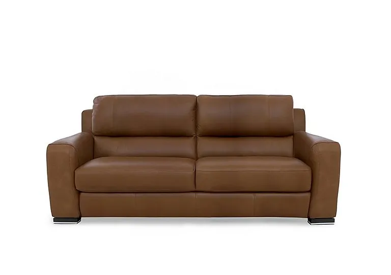 Viali Leather 3 Seater Sofa