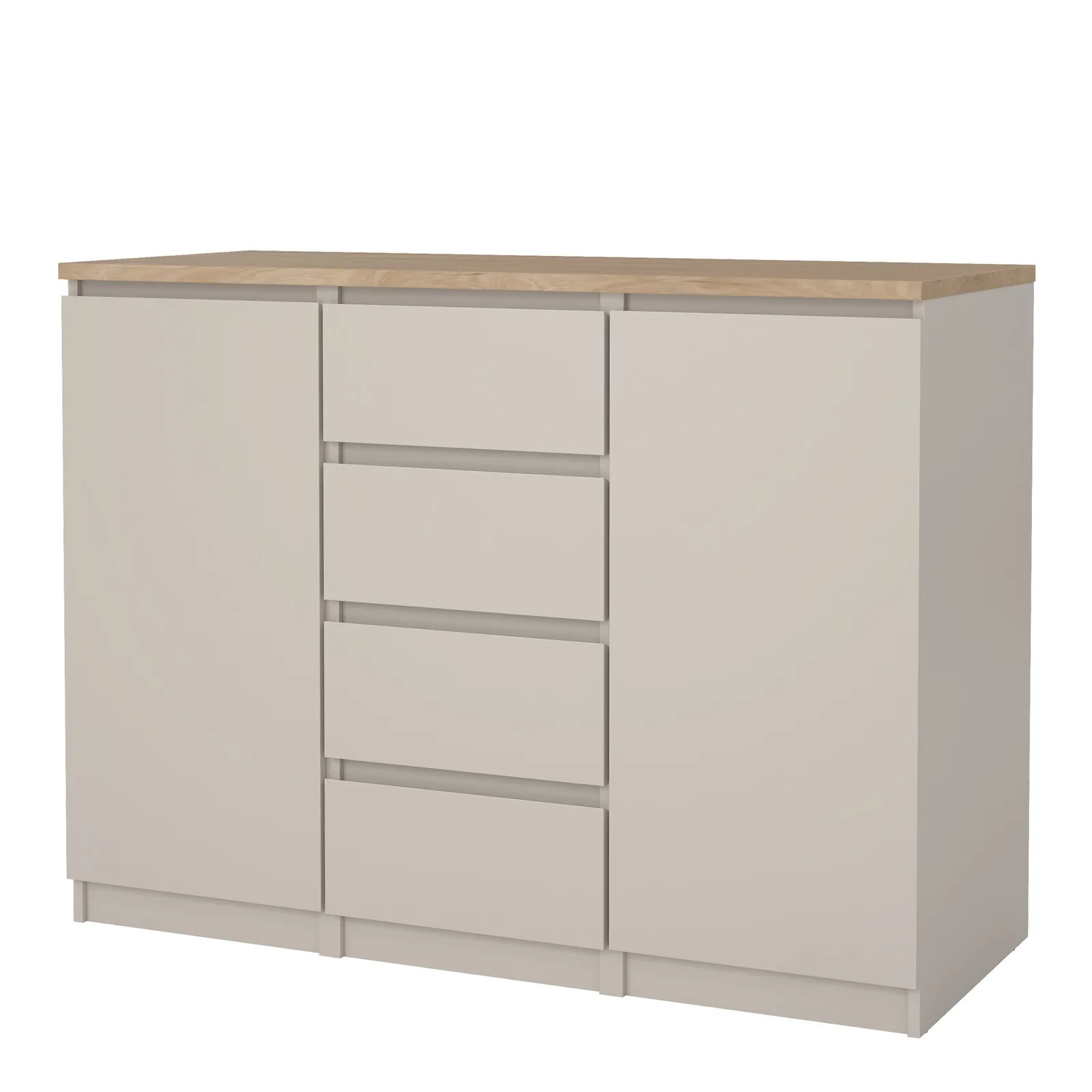 Furniture To Go Naia Sideboard 4 Drawers 2 Doors in Beige 3