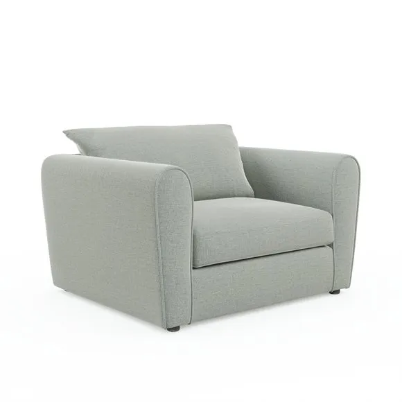 Blake Basket Weave Texture Snuggle Chair 6