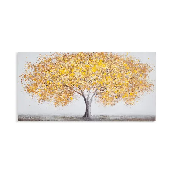 Autumn Leaves Hand Finished Textured Canvas 3
