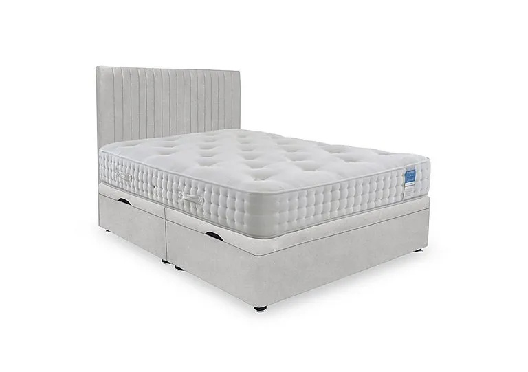 Ortho 2000 Manual Side Ottoman Divan Set - Small Double
