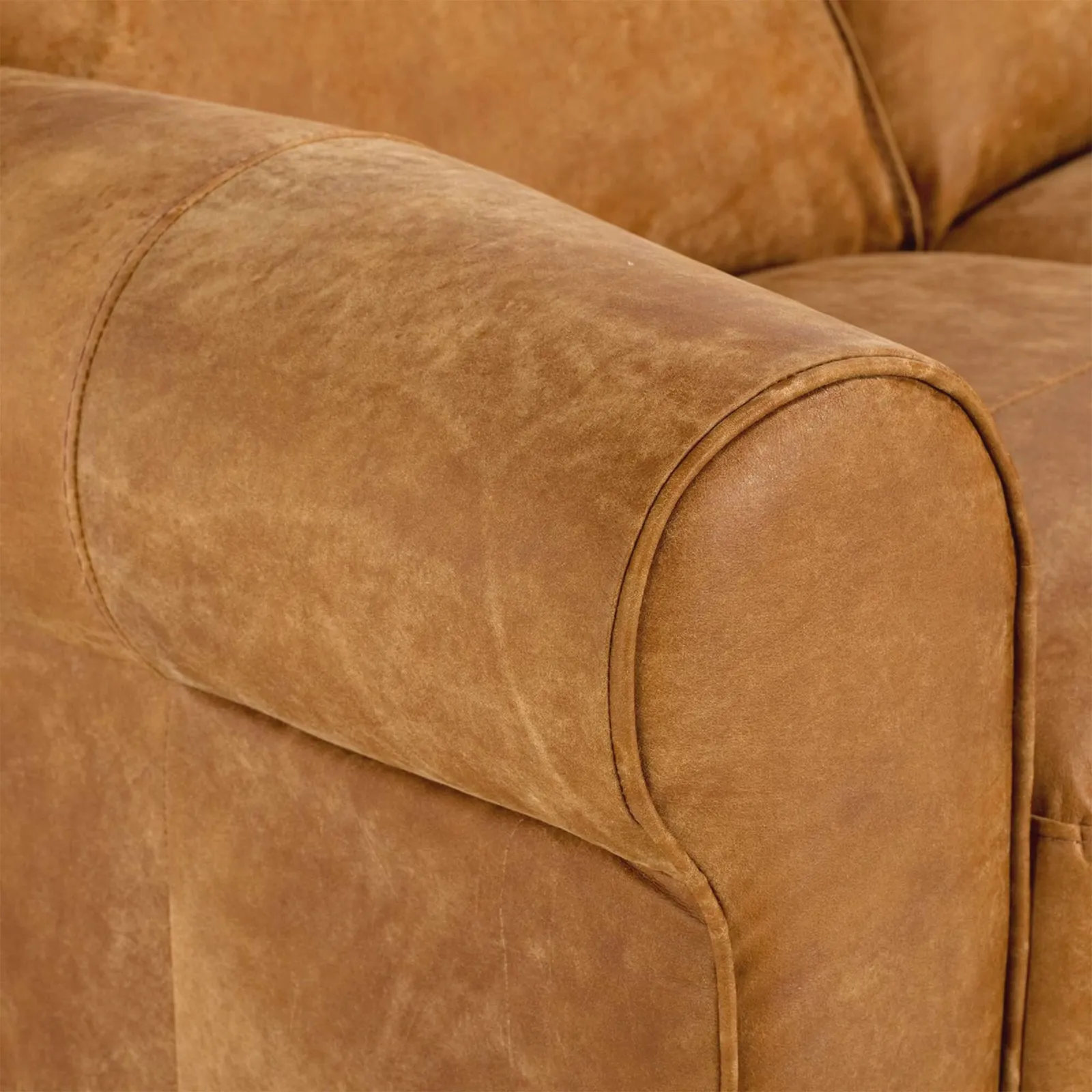 Houston 3 Seater Sofa, Brown Leather | Barker & Stonehouse 6