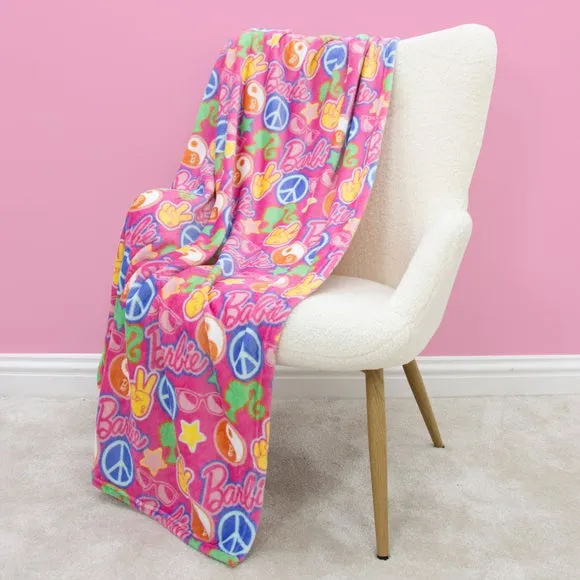 Barbie Fleece 150cm x 100cm Throw Blanket