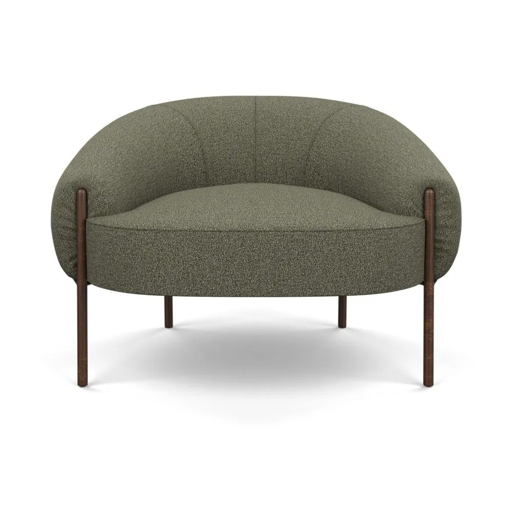 Heal's Isola Armchair Loop Boucle Forest Bronze Feet 1
