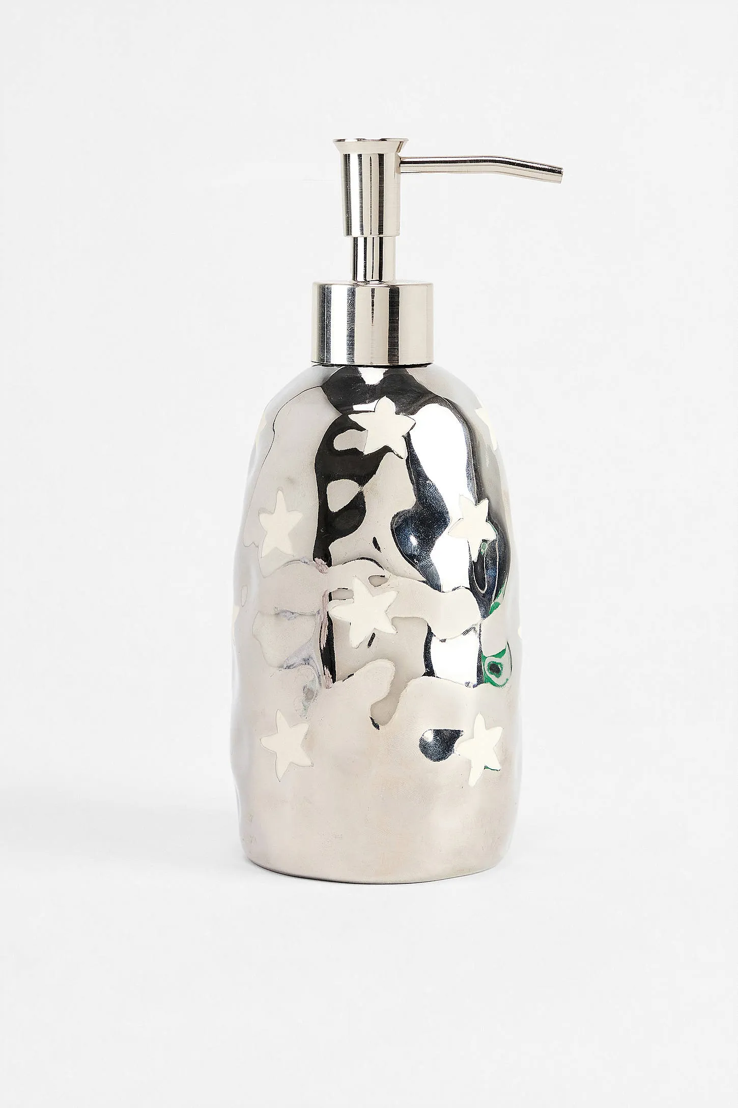 Star Chrome Soap Dispenser - Silver 2