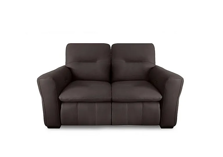 Restore 2 Seater Leather Power Recliner Sofa with Power Headrests - Dark Chocolate