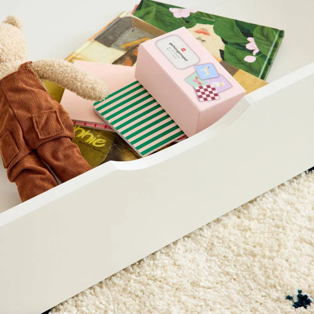 sweeek Set of 2 children's bed drawers pine wood in White 6