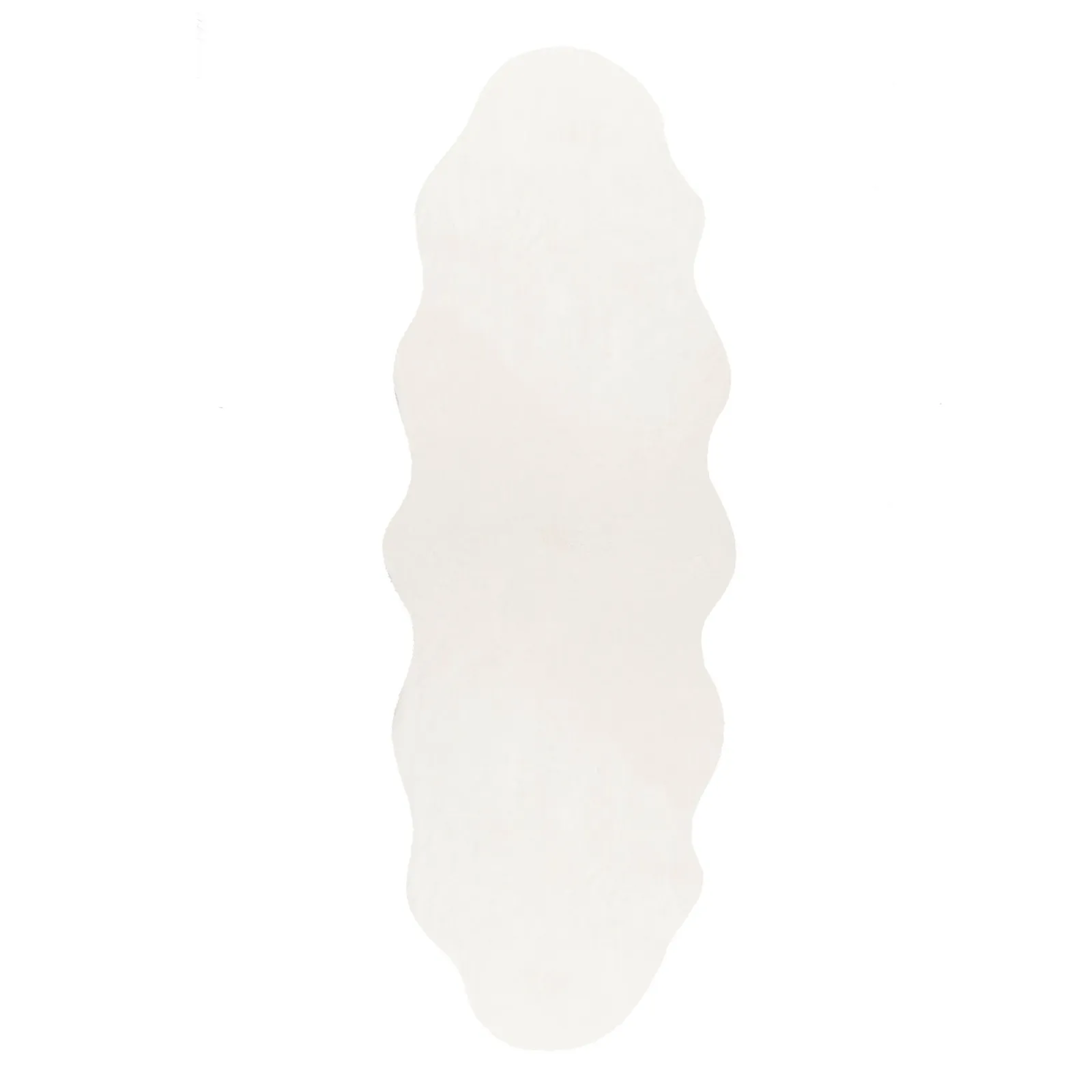 Supersoft Double Pelt Faux Fur Rug Cream