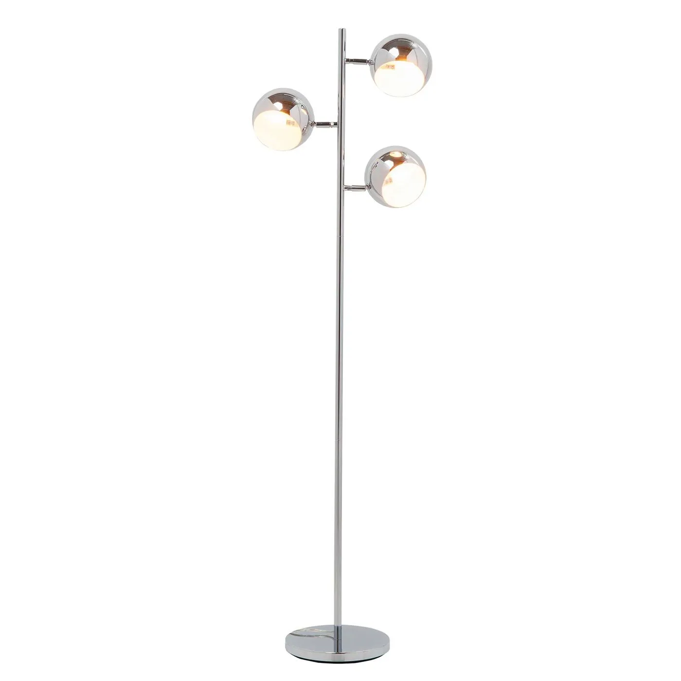 Chrome Bulb Floor Lamp