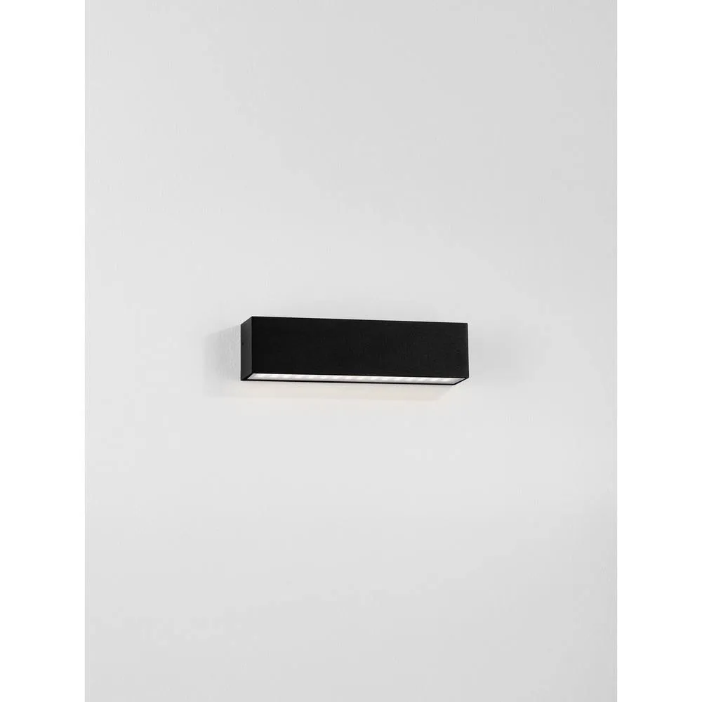 Netlighting Allure Outdoor Wall Down Lamp Sandy Black LED 8W 502lm IP65 3000K 4