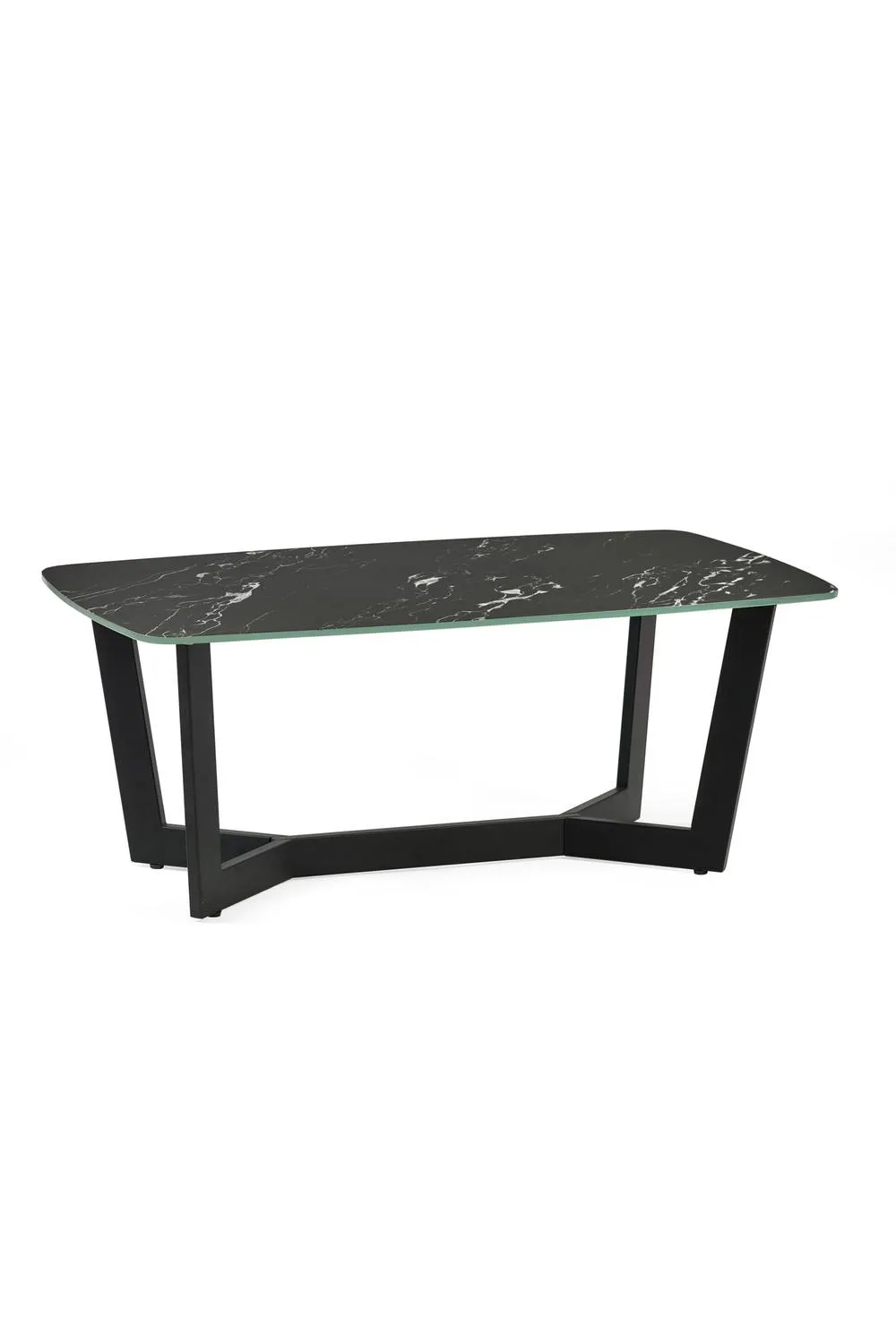 Julian Bowen Olympus Glass Top Coffee Table in Black 2