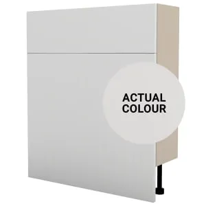 Duarti By Calypso Cascade 700mm Floor Reaching Slimline Toilet Unit - Mirror Grey