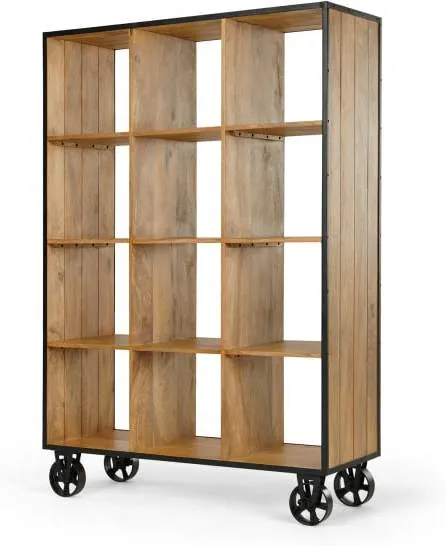 Humphrey Large Shelving Unit, Mango Wood
