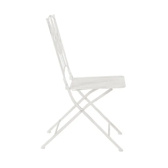 Rustic Leaf Metal Bistro Set 6