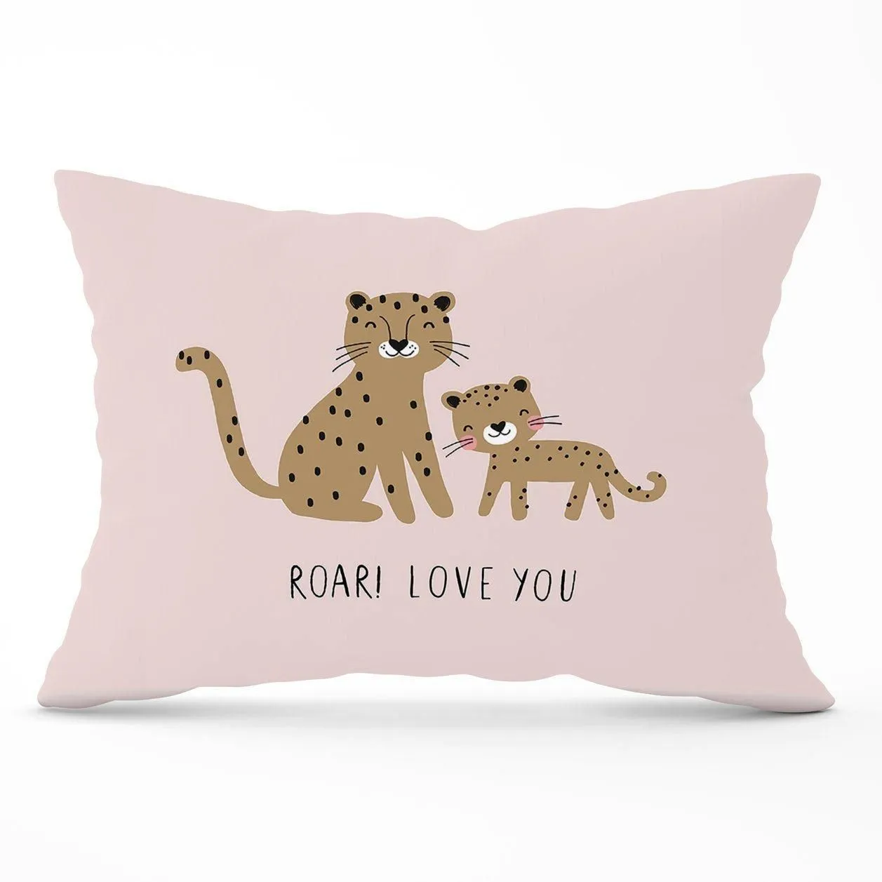 Warren Reed - Designer Roar Love You Cushions in Pink