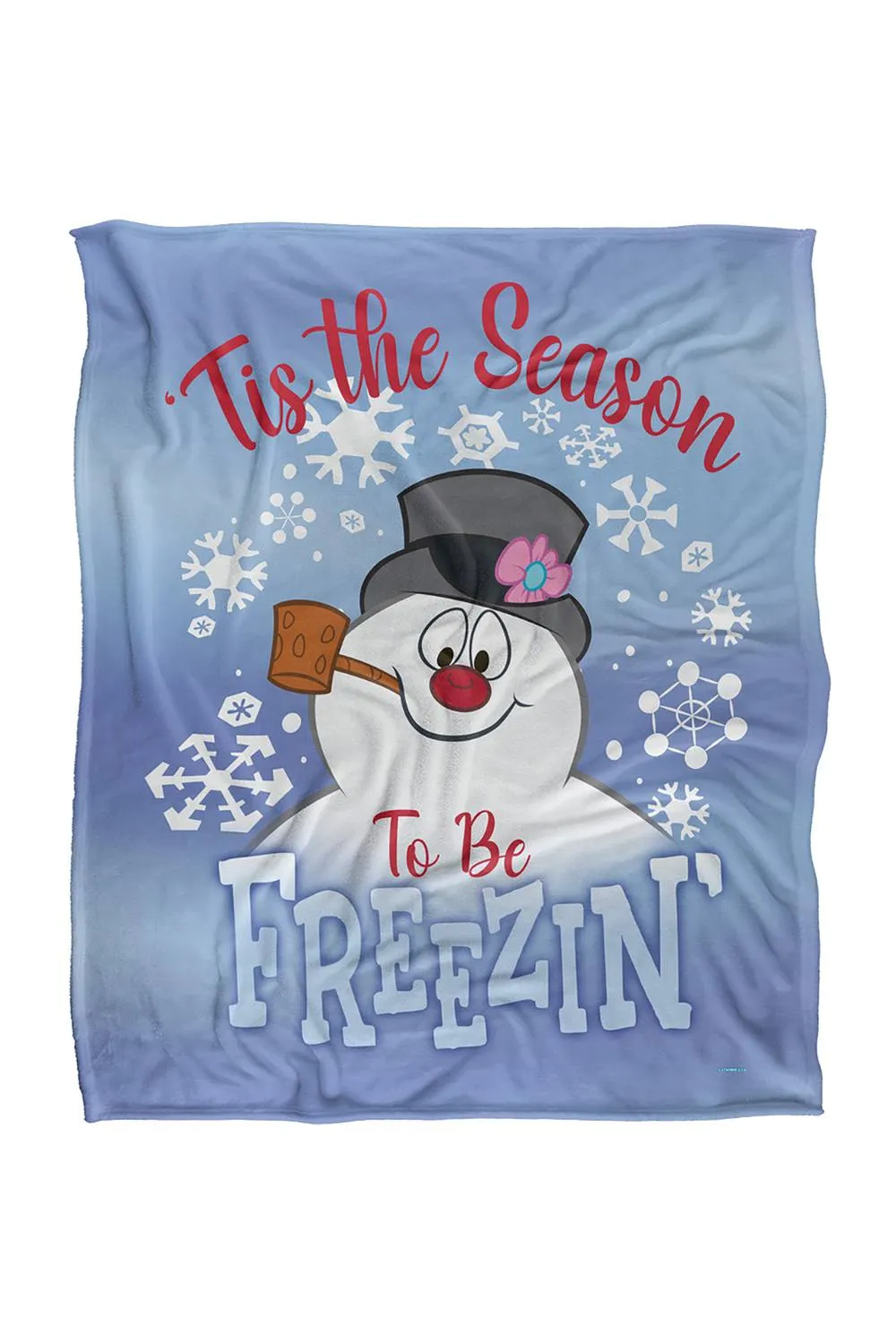 Warner Brothers Frosty The Snowman 152x127 cm Frosty Season for Freezin' Throw Blanket