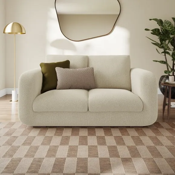 Luca Tonal Boucle 2 Seater Sofa 1