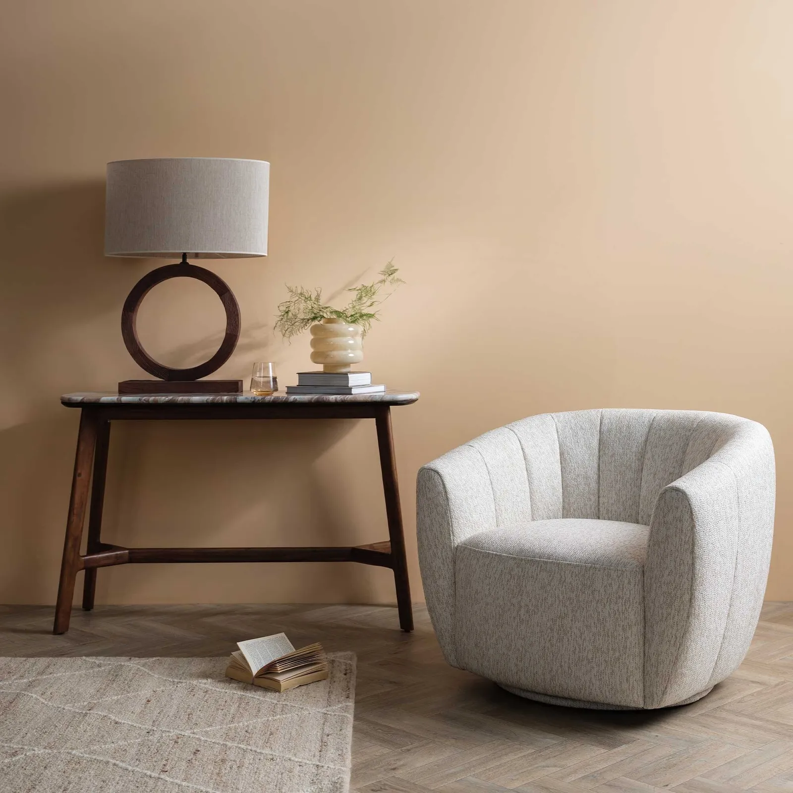 Fontana Armchair, Neutral Fabric | Barker & Stonehouse 2