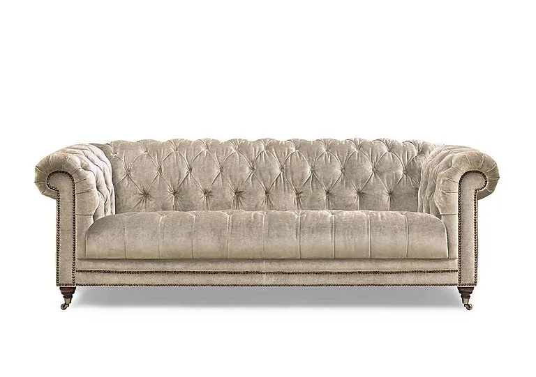 Walter 4 Seater Fabric Chesterfield Sofa