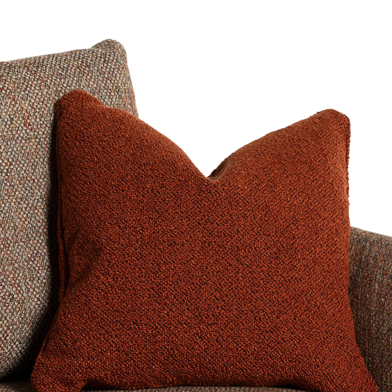Ercol Aosta Medium Sofa, Brown Fabric | Barker & Stonehouse 6