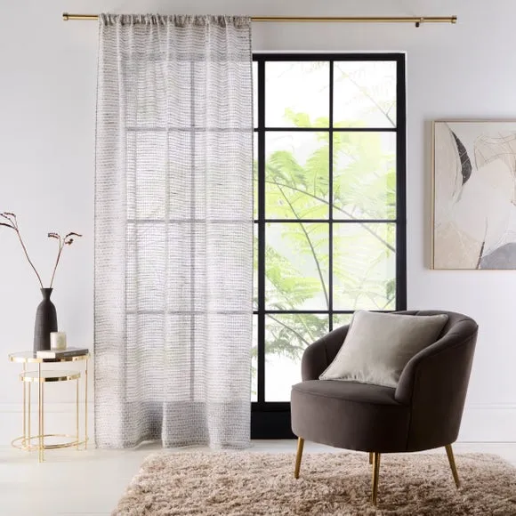 Luxe Open Mesh Slot Top Voile Panel 2