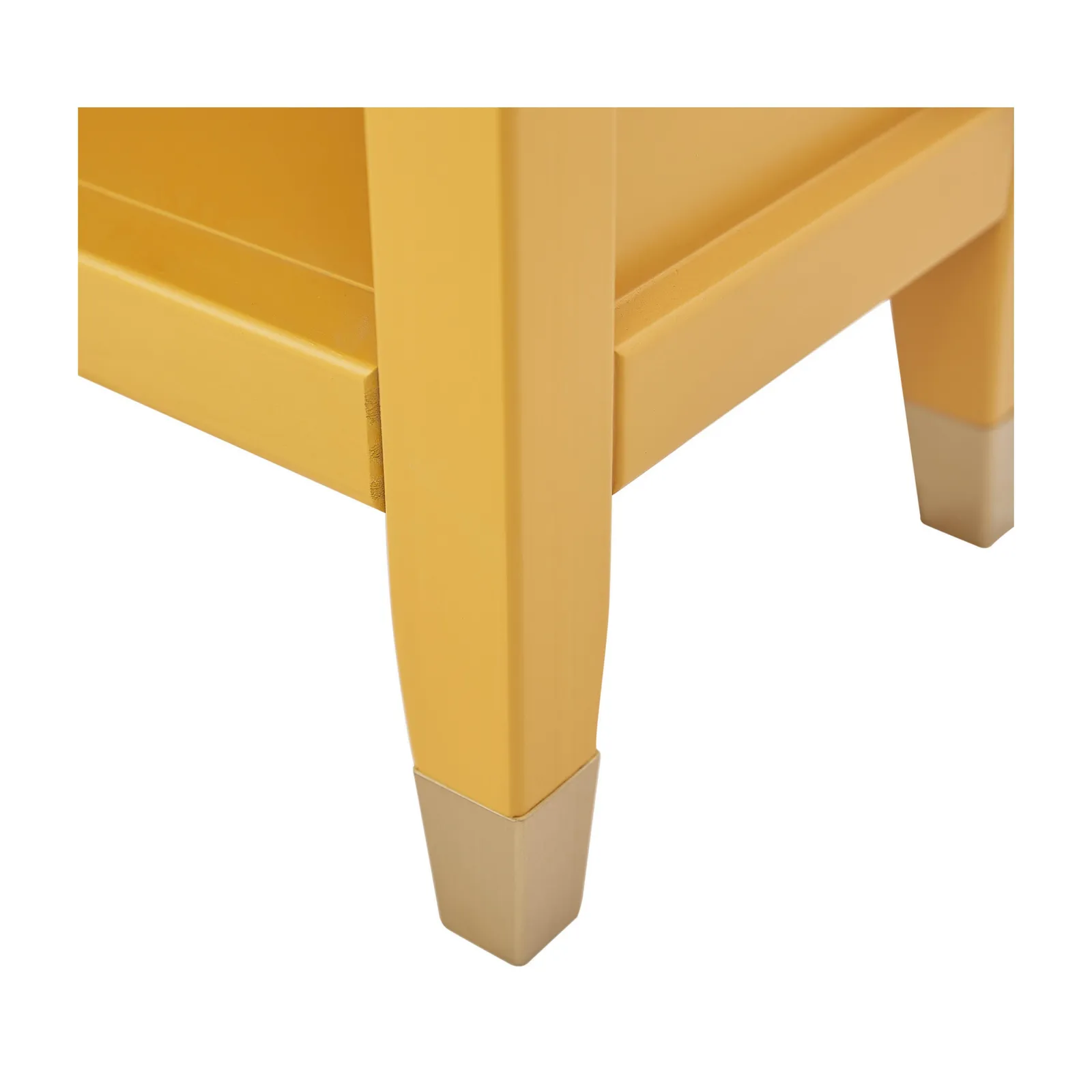 Cabinet Bits Palazzi 4 Tier Bookcase H127 W69 D25cm in Mustard 6